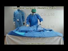 C Section Disposable Surgical Packs Obstetrical ETO Sterile