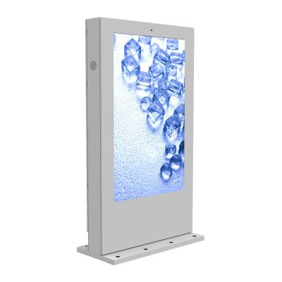 China Outdoor ODM OEM 32 43 50 55 65 75 86 inch vertical screen video player floor stand lcd advertise equipment digital signage and display for sale