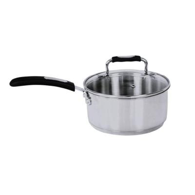 China Newly designed sustainable cooking pot cookware set stainless steel handle stainless steel pot for sale