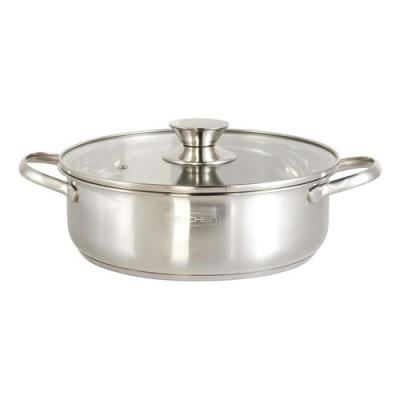 China Newly designed sustainable cooking pot cookware set stainless steel handle stainless steel pot for sale