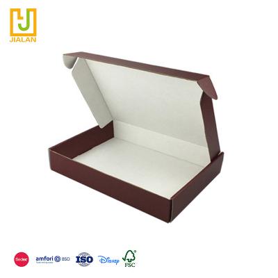 China Corrugated Cardboard Logo With Flip Cover Custom Made Second Hand Existing Box Factory Cardboard Packaging Box for sale