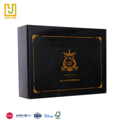 China Handmade Paper Box Factory Black Hot Sale Background Ad Packaging Logo And Patterns For JK Custom Underwear for sale