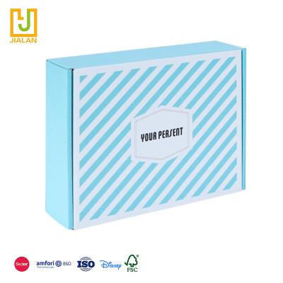 China Hot Selling New Existing Color Handmade Shell Corrugated Carton Packaging Box Products Box For Apparel And Cosmetic for sale