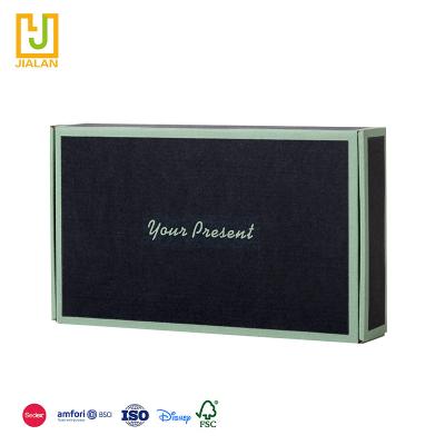 China Handmade Factory Sale Hot Spot Color Waterproof Thickened Ad Packaging Paper Box With Logo For Clothes for sale