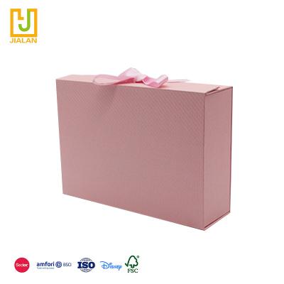 China Top Selling Handmade Products Color Healer Waterproof Folding Cardboard Boxes Logo With Same Color Ribbon Custom Made for sale