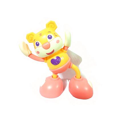 China ABS Hot Sales Cute Tiger Animal Shape Musical Rattle Baby Toys For Children 3M+ for sale