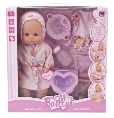 China Battery Operated Toy 16 Inch Baby Vinyl Plastic Doll Toys For Children for sale