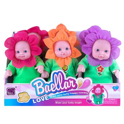 China Battery Operated Toy 9 Inch Mini Flower Handmade Dolls Toys For Children for sale