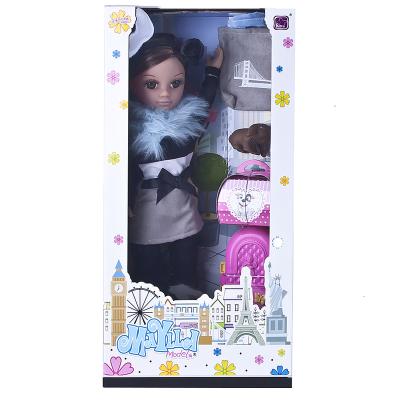 China 17 inch fashion cartoon toy dressed up dolls for girls with pet accessories toys buy from china manufacturer for sale