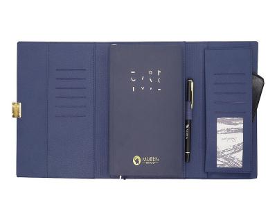 China Custom Diary Planner With Business Hardcover Leather Notebook Organizer Magnetic Closure for sale