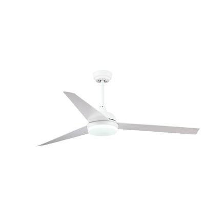 China Modern Modern White Ceiling Fan With ABS Blades Led Ceiling Fan With Light And Remote Control for sale