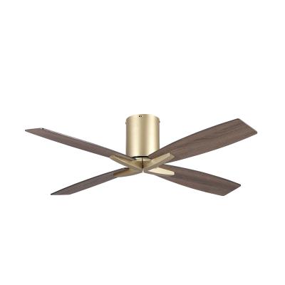 China Without Blades Light Hot Sale Plywood Recessed Remote Control Ceiling Fans With Light For Bedroom for sale