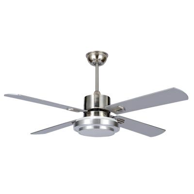 China Modern 48 Inch Uncelling Fan Energy Saving Blade Plywood Decorative Ceiling Fan Light Motor Low Noise for sale