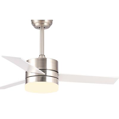 China 2021 garage industrial energy saving air fan with plywood blades led light ceiling fan for sale