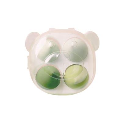 China 4PCS Face Beauty Makeup Face Beauty Makeup Sponges Set Box Logo Marshmallow Bear Shape Sponge Custom Makeup Sponge Set With Boxes for sale