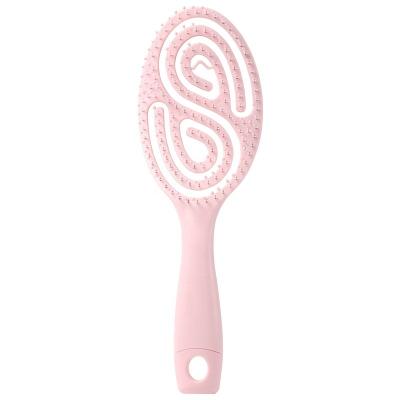 China Hot Sale Hair Salon Tools Scalp Massage Scalp Brush Waterproof ABS Plastic Curly Detangling Hair Brush For Women for sale