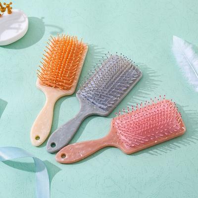 China For Wholesale Custom Logo Air Cushion Comb Anti Static Plastic Hair Massage Hair Comb Home Use for sale