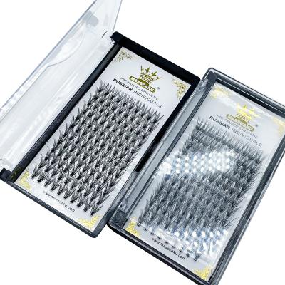 China 2021 Long Sale 10D 20D Korean Natural Hot Material PBT Material Heat Bonded Bunch Lashes Different Lashes For Eyelash Extension for sale