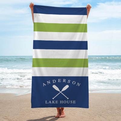 China Custom Beach Towel High Quality Compressed TAIN-ZH Large Microfiber Towels For Safety 100% for sale