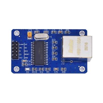 China . ENC28J60 LAN Ethernet Network Board Module 25MHZ Serial Communication Crystal AVR 51 LPC STM32 3.3V for sale