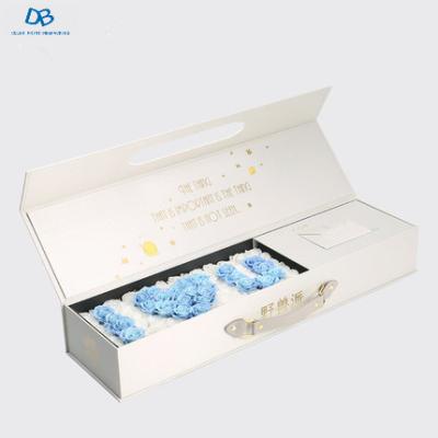 China Beautiful Hexagon High Grade Logo Velvet Flower Recyclable Custom Paper Box for sale