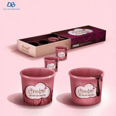 China Recyclable Custom Logo Printed Rigid Packaging Luxury Candle Box for sale