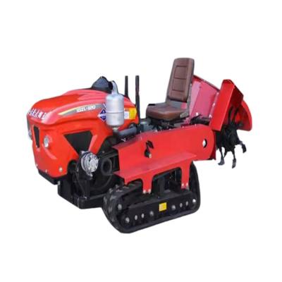 China Popular Farms Recommend Tracked Orchard Tiller Crawler Type Rotary Cultivator for sale