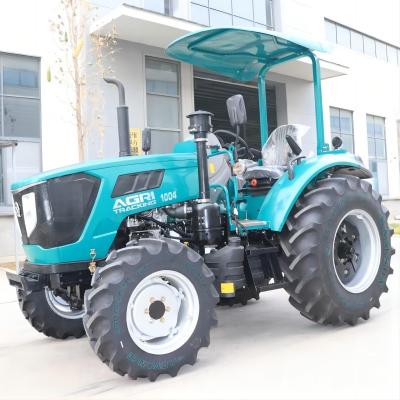 China Factory wheel tractor quality cultivator farm tractor 100hp with canopy for sale at low price for sale