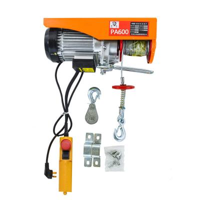 China Portable Electric Hoist 600Kg Small Electric Wire Rope Cheap Hoist for sale