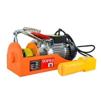 China Portable Quality and Quantity Assured PA400 400Kg Mini Electric Wire Rope Hoist for sale