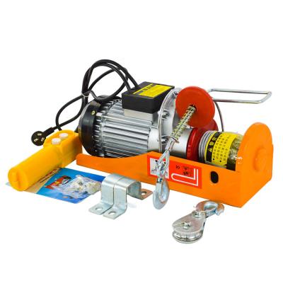 China Hotels manufacture and produce mini electric wire rope hoist 200kg400kg600kg for sale