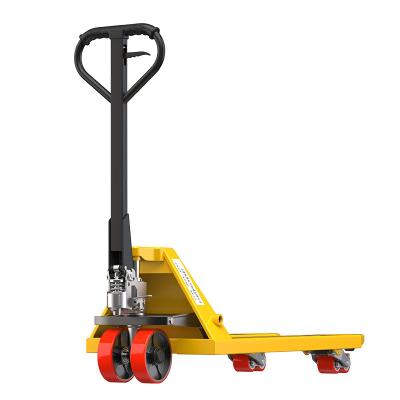 China Premium Quality Pallet Jack Hand Pallet Truck Fast And Labor Saving Pallet Truck With Ladder for sale