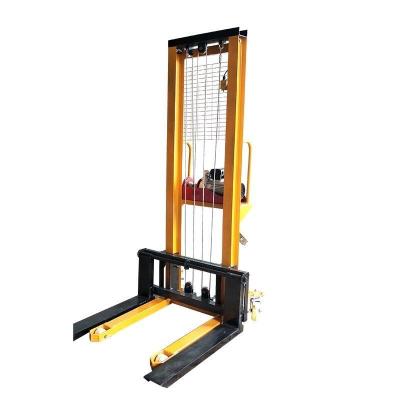 China Fast and Labor-Saving Proper Actions Forklift Hand Stacker Stacker Manual Forklift Manual for sale