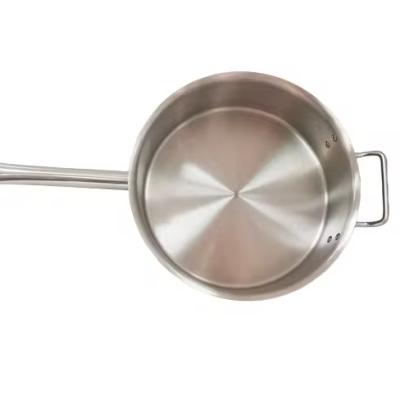 China Sustainable Used Food Multi Purpose Cooking Utensils Sauce Pan Stainless Steel Used Food Soup Pot factory directly supplies high-quality for sale