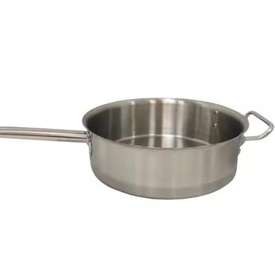 China Sustainable Supplies high-quality   factory directly  Stainless Steel Used Food Soup Pot Used Food Multi Purpose Cooking Utensils Sauce Pan for sale