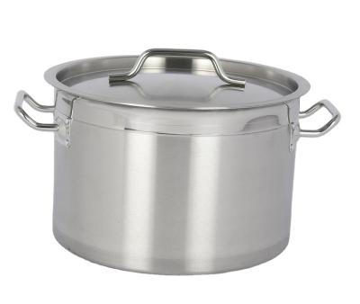 China Sustainable Factory 2024 hot sale directly supplies high-quality stainless steel soup bucket soup por for induction cookers or gas for sale