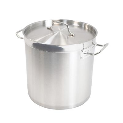 China Sustainable Stainless Steel Soup Bucket Induction Cookers Or Gas frying pan cookware soup stock pot cooking pots for sale