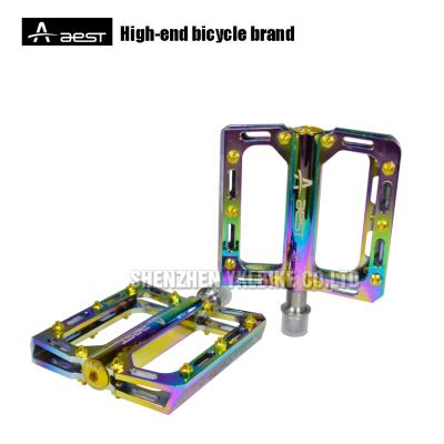 China Mountain Bikes Aluminum Extrusion Bike Pedals, AEST Titanium Pedals, Mountainbike Platform Pedal for sale