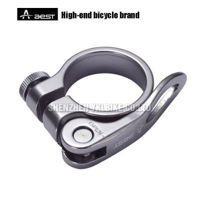 China Bicycle Seat Post Seatpost Clamp with Quick Release, AEST CNC Bike Parts, Bike Seat Clamps YSCL-09 for sale