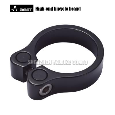 China AEST Lightweight Bike Parts CNC Al6061 28.6mm Bicycle Seatpost Clamps For Sale YSCL-18 for sale