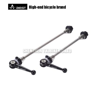 China Road bike quick release skewers, titanium material bicycle axle, wholesale bicycle accessories for sale