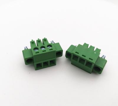 China 3.5mm pitch plug terminal block for sale