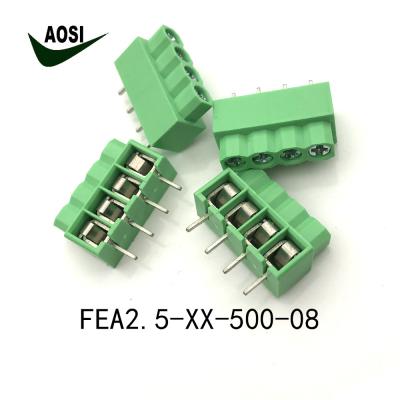 China AOSI salon arduino Terminal Block Connector Pitch 5mm For Pcb 5.0 for sale