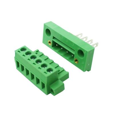 China 15EDGWB/YE870/KF1024 through wall terminal block for sale