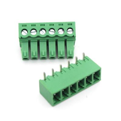 China Pluggable Terminal Block Connector 3.5/3.81mm for sale