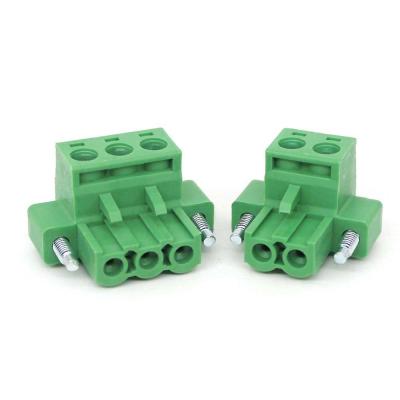 China PLUGGABLE TERMINAL 5.0MM 2EDGK pluggable terminal block connector for sale