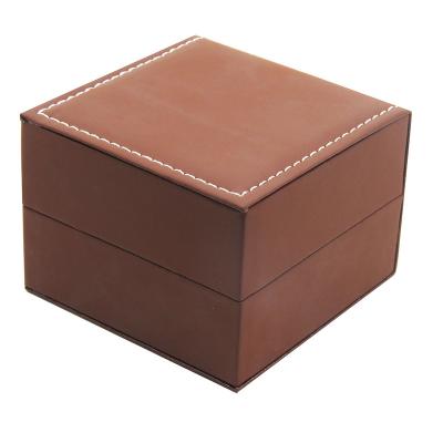 China PU Girls' Bracelet Watch Box Case Jewelry Insert Pillow Leather Packaging Lady's Leather Case for sale