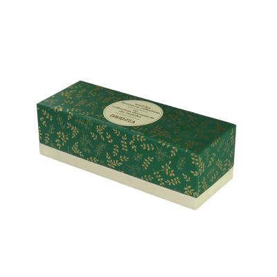 China Recyclable Bespoke Present Packing Premium Gorgeous Green Tea Bag Matcha Cardboard Tea Box for sale