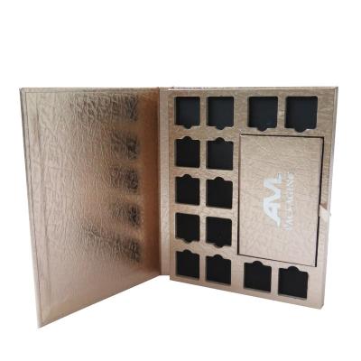 China Wholesale Empty Waterproof Logo Cosmetic Eyeshadow Box Makeup Packaging Custom Palette for sale