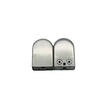 China Custom 304/316 Stainless Steel Glass Door Clip Traditional Balcony Railing Glass Enclosure Accessories for sale